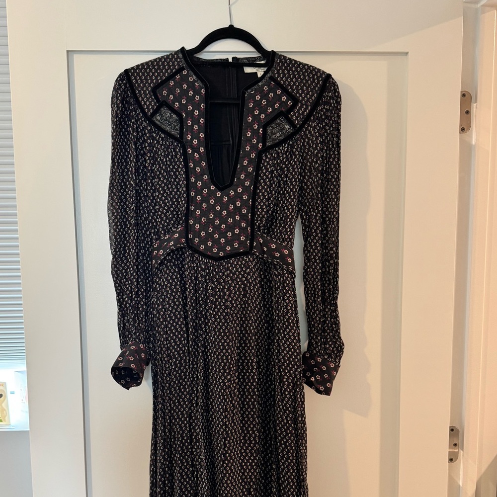 Sea New York- Alani Dress Size S- printed chiffon